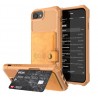 iPhone 6 6S Plus - 7 7Plus - 8 Plus - X - XS MAX - XS - XR - capa de proteção de couro caso com suporte