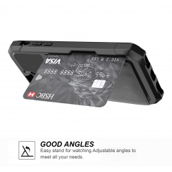 iPhone 6 6S Plus - 7 7Plus - 8 Plus - X - XS MAX - XS - XR - capa de proteção de couro caso com suporte