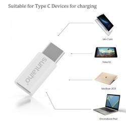 USB USB Adaptador C para micro USB - OTG tipo cabo-C conversor 3 pcs
