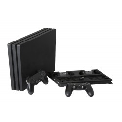 Playstation 4 Pro - vertical stand - ventilador de refrigeração - estação de carregamento - USB Hub