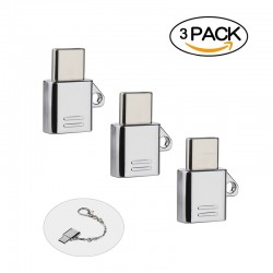 USB USB Adaptador C para micro USB - OTG tipo cabo-C conversor 3 pcs