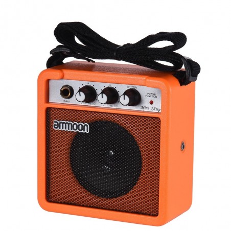 Portable mini 5W amplifier & speaker for guitar and ukulele - build-in batteryGuitars