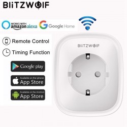 BW-SHP2 WIFI - 220V 16A - tomada inteligente - UE plug - controle remoto - interruptor de tempo