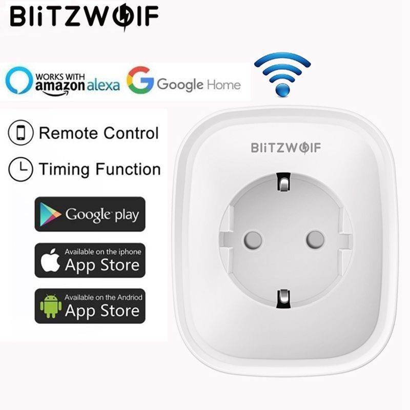 BW-SHP2 WIFI - 220V 16A - smart socket - EU plug - remote control - timing switchPlugs