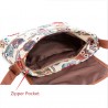 Corujas impressas - bolsa pequena de ombro crossbody
