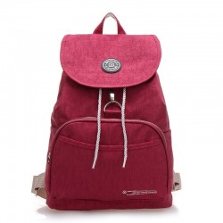 Moda mochila de nylon impermeável