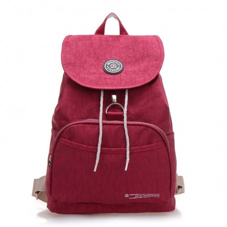 Moda mochila de nylon impermeável