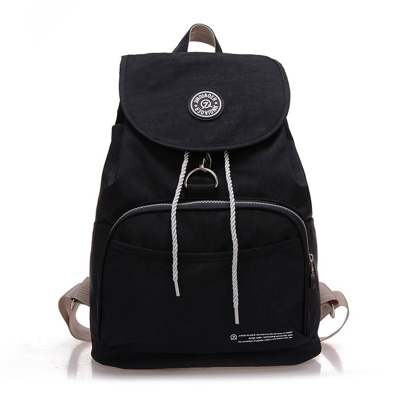 Moda mochila de nylon impermeável