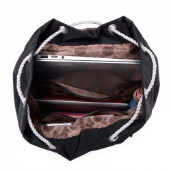 Moda mochila de nylon impermeável