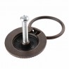 Punho de móveis vintage - botão redondo do armário 30mm - 2pcs
