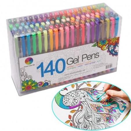Fluorescente - colorido - canetas de desenho de gel 24 / 48 pcs