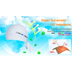 Resistência UV - respirável - secagem rápida - cabeçote de ciclismo - unisex