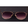 Espelho de revestimento de vigas gêmeas - óculos de sol - unisex