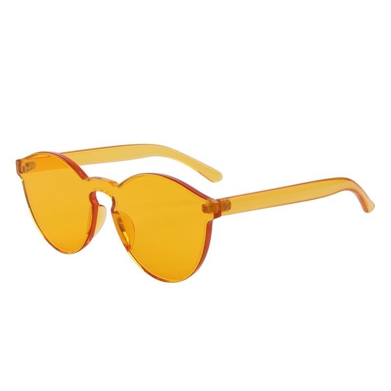 Transparente - óculos de sol de plástico - unisex
