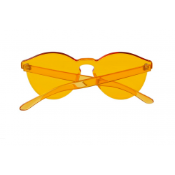 Transparente - óculos de sol de plástico - unisex