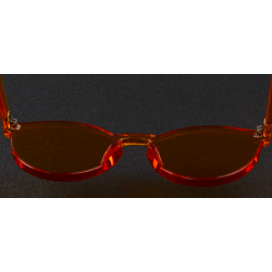 Transparente - óculos de sol de plástico - unisex