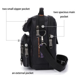 Bolsa de ombro e cintura multifuncional - impermeável