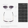 Cat eye - rimless sunglasses - UV400Sunglasses