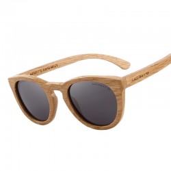 Retro - óculos de sol de madeira feitos à mão - unisex