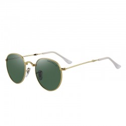 Retro - dobrável - óculos de sol oval - unisex
