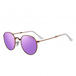 Retro - dobrável - óculos de sol oval - unisex