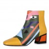 Impressão de moda - botas de tornozelo