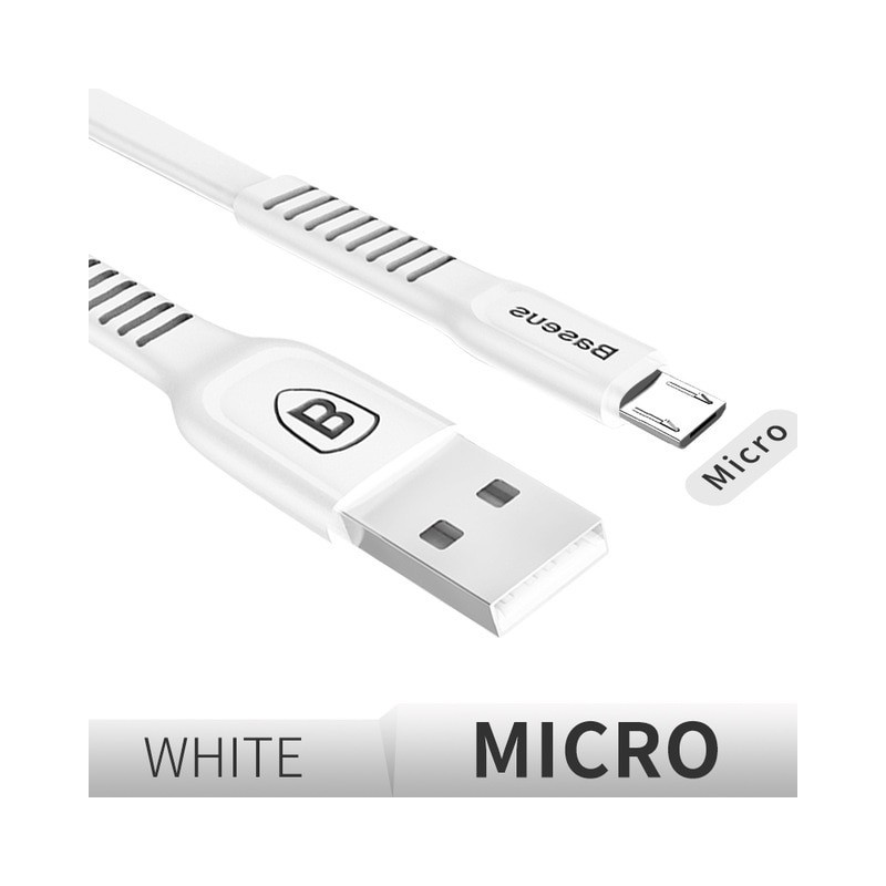 Baseus - carregamento rápido - cabo de dados micro USB plano