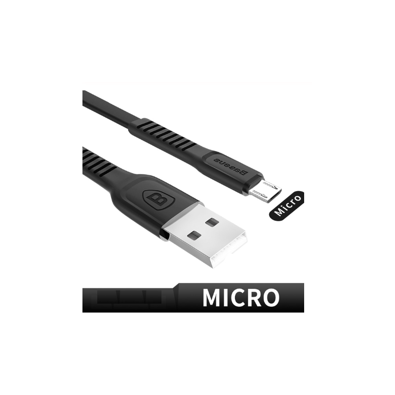 Baseus - carregamento rápido - cabo de dados micro USB plano