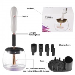 Máquina de limpeza de escova de maquiagem elétrica