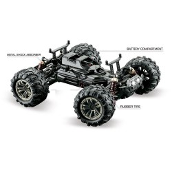 9145 1/20 4WD 2.4G Alta velocidade 28km/h Controle Proporcional RC Car Buggy