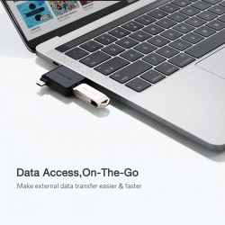 Ugreen 2 in 1 OTG cable adapter - micro USB - type C to USBCables