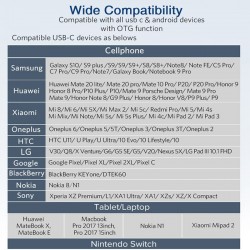 Ugreen 2 in 1 OTG cable adapter - micro USB - type C to USBCables