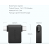 Ugreen 2 in 1 OTG cable adapter - micro USB - type C to USBCables