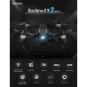 Cada um EX2mini brushless 5.8G FPV - RC Drone Quadcopter RTF - Com câmera + monitor de FPV + vidros - Modo 2 (tratalhadora de mã