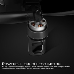 Cada um EX2mini brushless 5.8G FPV - RC Drone Quadcopter RTF - Com câmera + monitor de FPV + vidros - Modo 2 (tratalhadora de mã