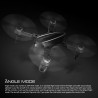 Cada um EX2mini brushless 5.8G FPV - RC Drone Quadcopter RTF - Com câmera + monitor de FPV + vidros - Modo 2 (tratalhadora de mã