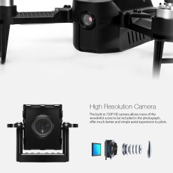 Cada um EX2mini brushless 5.8G FPV - RC Drone Quadcopter RTF - Com câmera + monitor de FPV + vidros - Modo 2 (tratalhadora de mã