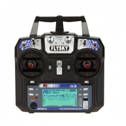 Transmissor de rádio FlySky FS-i6 2.4G 6CH AFHDS RC com receptor FS-iA6B para drone RC FPV
