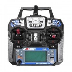 Transmissor de rádio FlySky FS-i6 2.4G 6CH AFHDS RC com receptor FS-iA6B para drone RC FPV