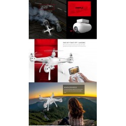 Syma X8PRO GPS com câmera FPV WIFI 720P - Altitude Hold - RC Máquina de montagem automática