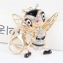 Bee de cristal - chaveiro