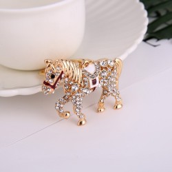 Cavalo de cristal - chaveiro