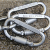 Aluminum carabiner - D type quick hook 6 pcsSurvival tools