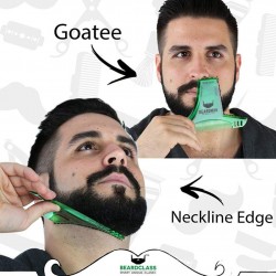 Barba moldar - modelo de estilo barba com pente