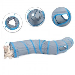 S - Túnel dobrável em forma para gatos e animais de estimação