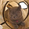 S - Túnel dobrável em forma para gatos e animais de estimação