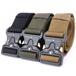 Correia de nylon militar com fivela automática