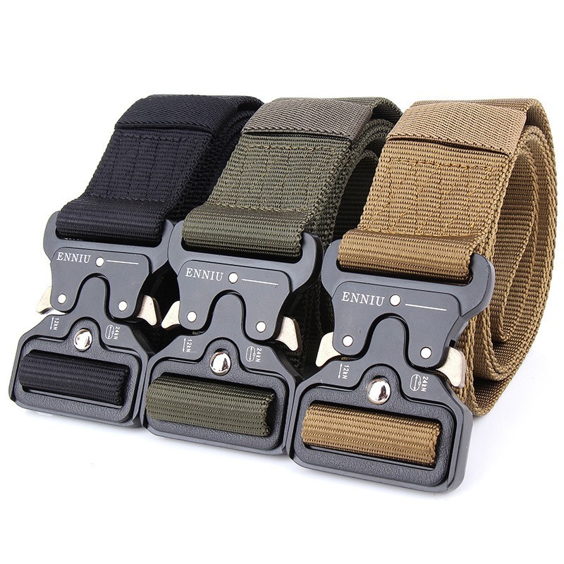 Military nylon belt with automatic buckleBelts