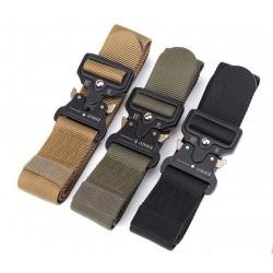 Correia de nylon militar com fivela automática