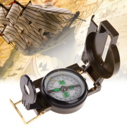 Portable Folding Army Compass With Green LensSurvival tools